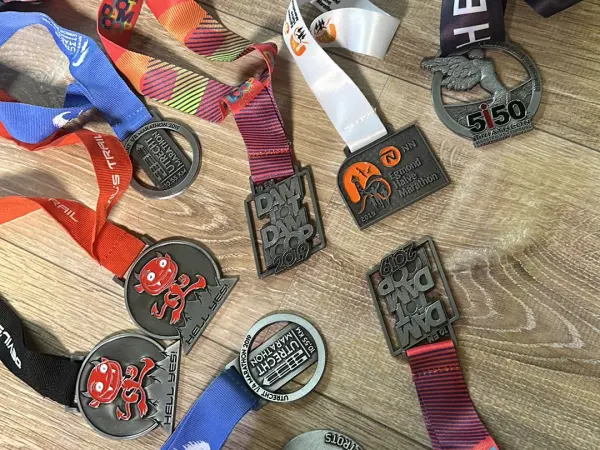 Medailles hardloop wedstrijden