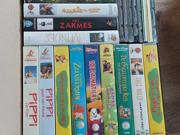 VHS kinderfilms divers